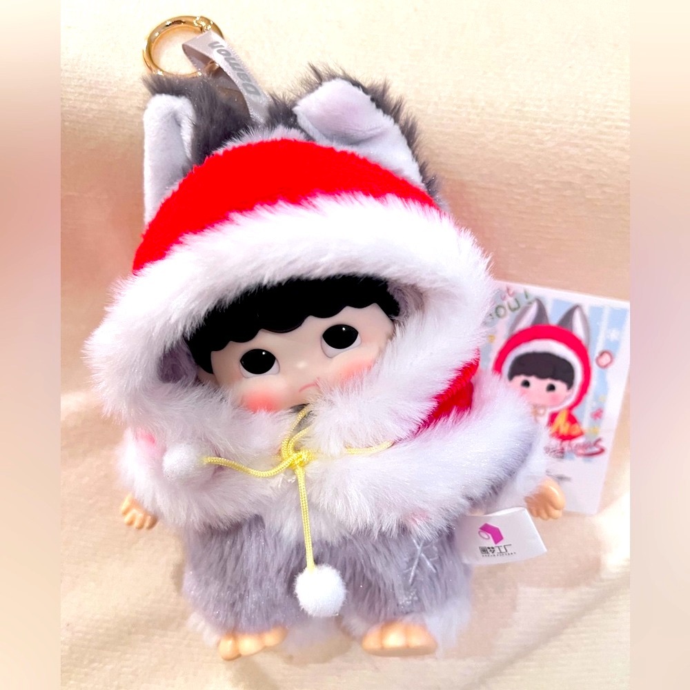 Damon Merry Christmas Series plush keychain